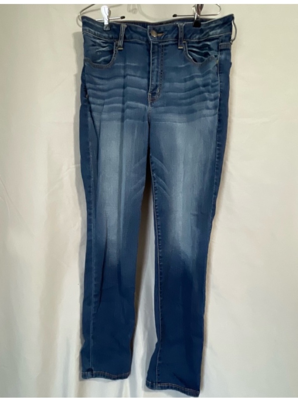American Eagle Outfitters Stretch Faded Blue High-Rise Jeggings